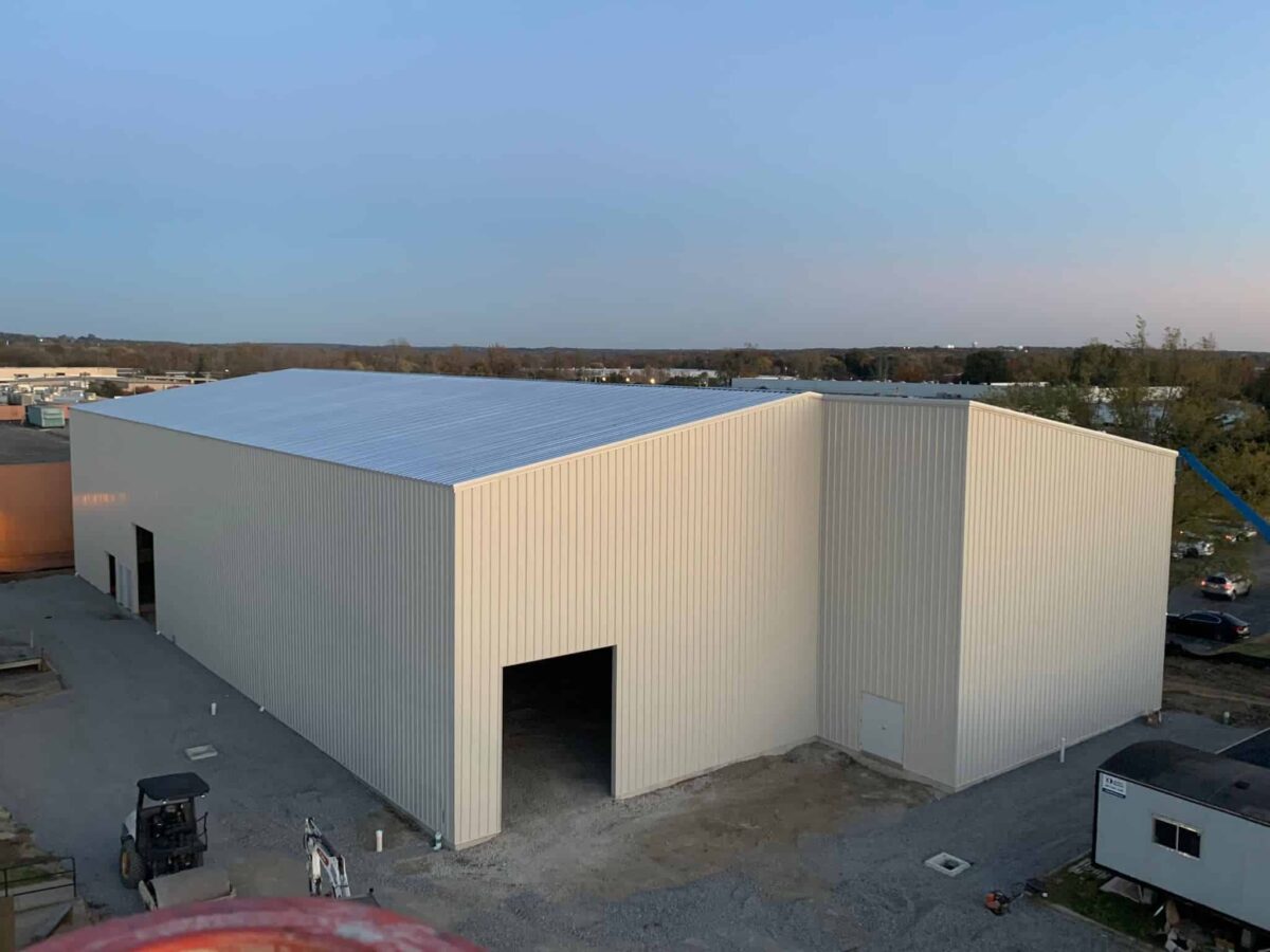 Steel building example 9