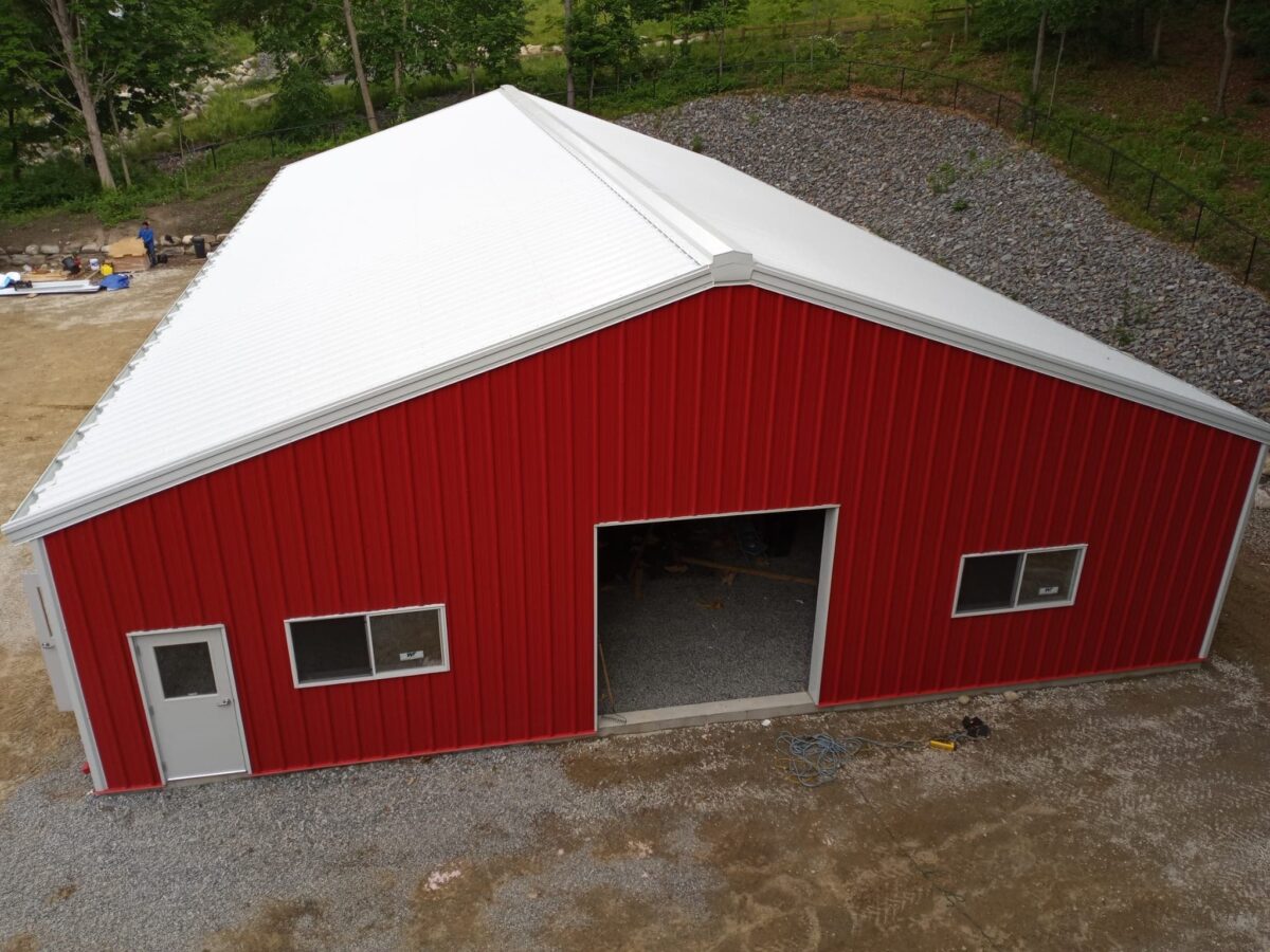 Steel building example 6